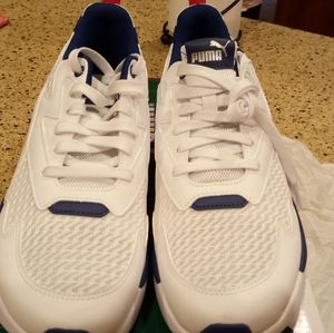 Puma X-Ray Lite Summer White Blue Red Men 10.5 Casual Lifestyle Shoe 380658-02